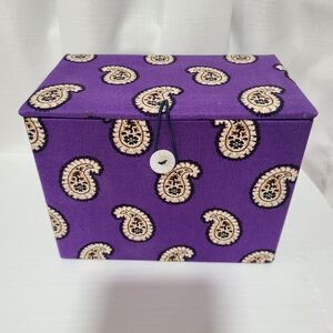 Vera Bradley Recipe Box Simply Violet Retired Kitchen Accessories Floral …